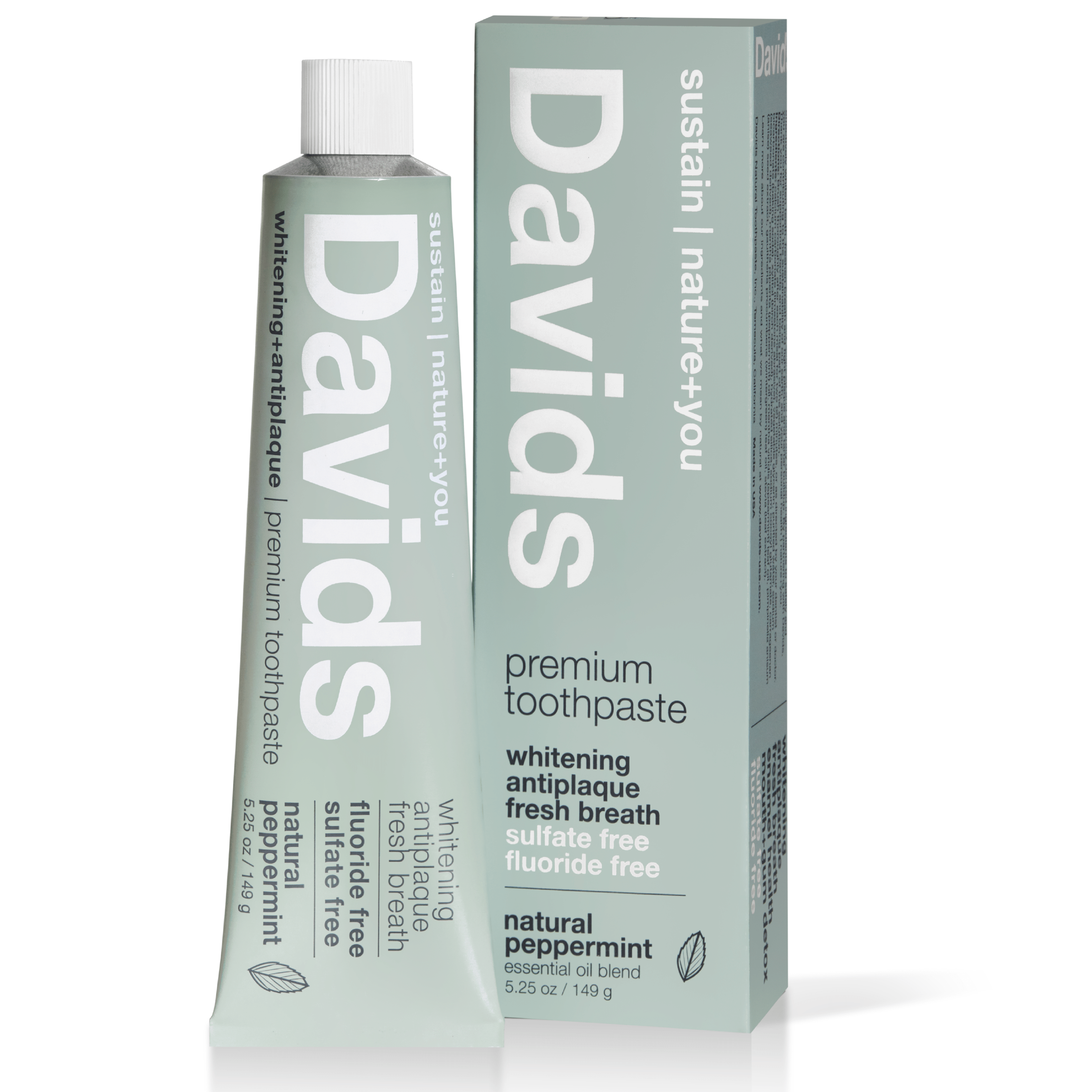 Davids premium toothpaste  /  peppermint