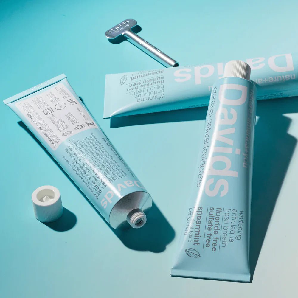 Davids premium toothpaste  /  spearmint