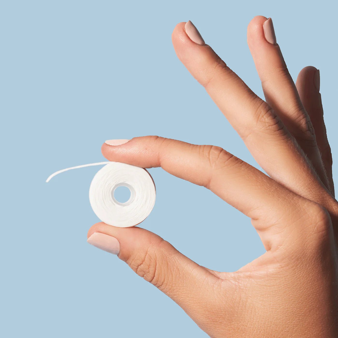 Davids Hydroxi™ expanding dental floss / refill x 2 / mint / 60m