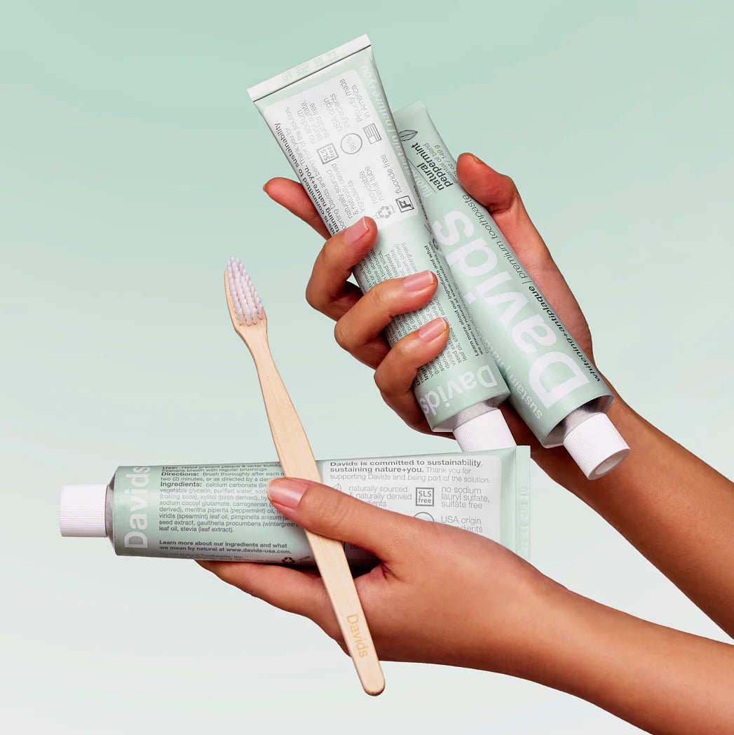 Davids premium toothpaste  /  peppermint