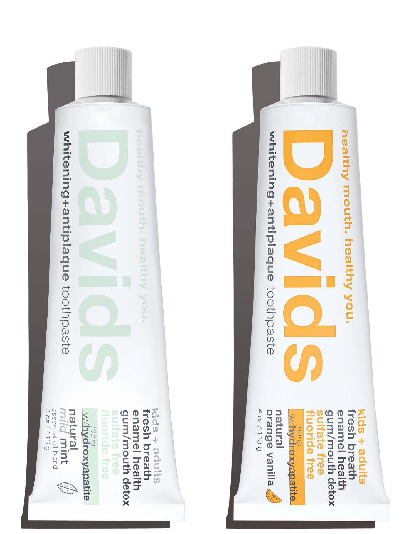 mild mint + orange vanilla